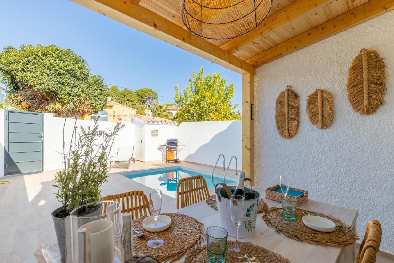 El Pinito Moraira Villa Bagian luar foto