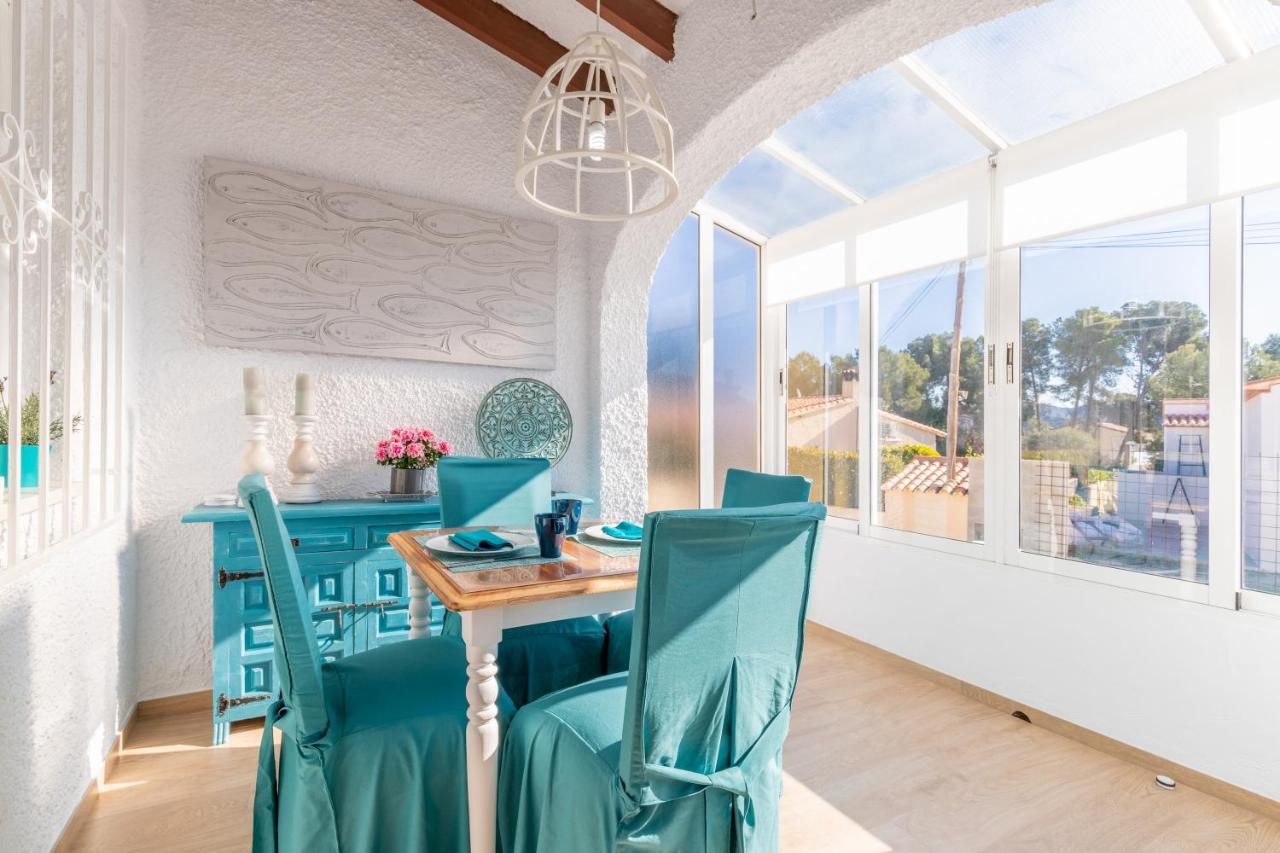 El Pinito Moraira Villa Bagian luar foto